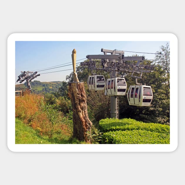 Cable Cars, Heights of Abraham, September 2021 Sticker by RedHillDigital